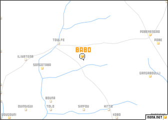 map of Babo