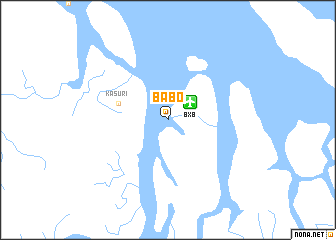 map of Babo