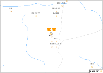 map of Babo