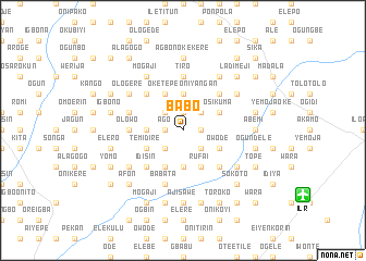 map of Babo