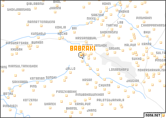 map of Babraki