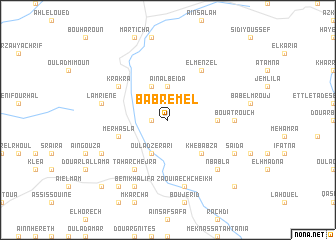 map of Bab Remel