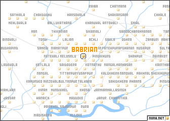 map of Babriān