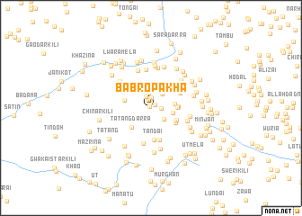 map of Babro Pakha