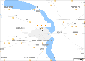 map of Babruysk