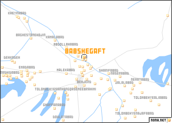 map of Bāb Shegaft