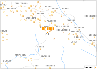map of Bāb Sīb