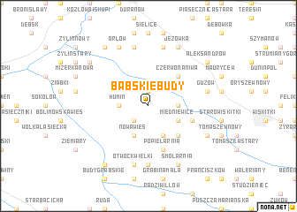 map of Babskie Budy