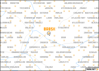 map of Babsk