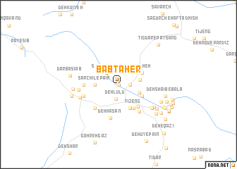 map of Bāb Ţāher