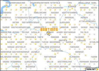 map of Bābtiāra