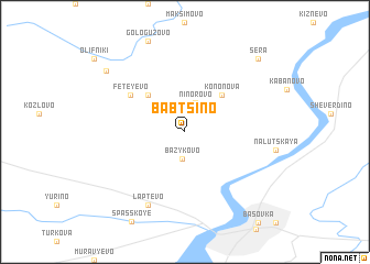 map of Babtsino