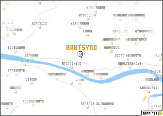 map of Babtsyno