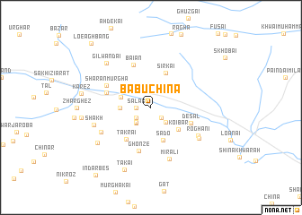 map of Bābu Chīna