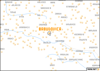 map of Babudovica