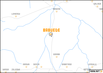 map of Babuede