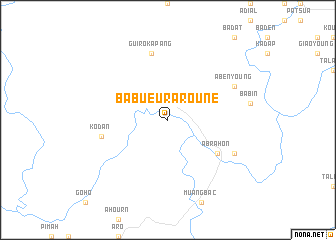 map of Babueur Aroune