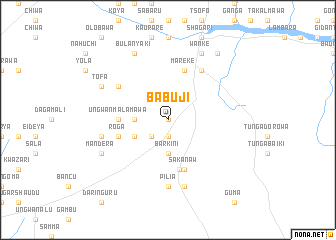 map of Babuji