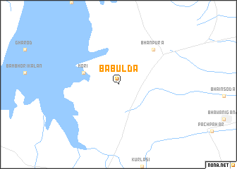 map of Bābulda