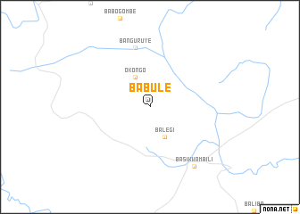 map of Babule