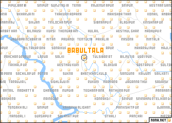 map of Bābultala