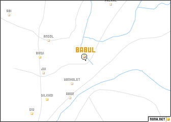 map of Babul