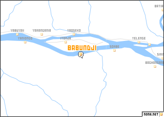 map of Babundji
