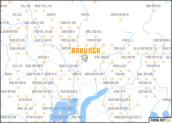 map of Babunga
