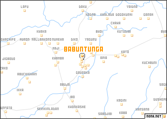 map of Babun Tunga