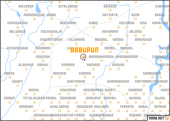 map of Bābupur