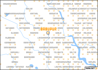 map of Bābupur