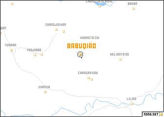 map of Babuqiao