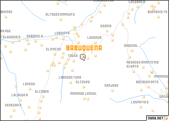 map of Babuquena