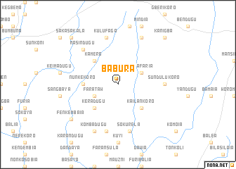 map of Babura