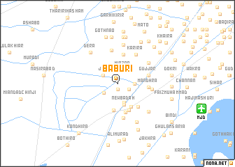 map of Babūri