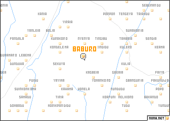 map of Baburo