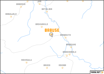 map of Babuse