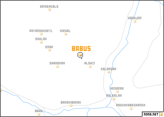 map of Bābūs