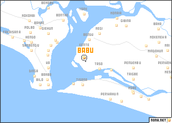 map of Babu