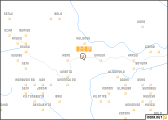 map of Babu