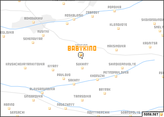 map of Babykino