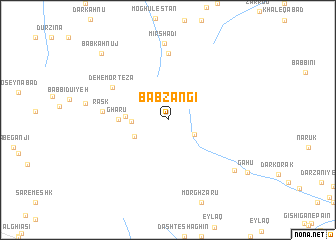 map of Bāb Zangī