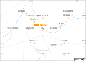 map of Bacabachi