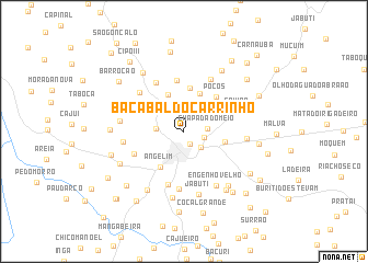 map of Bacabal do Carrinho