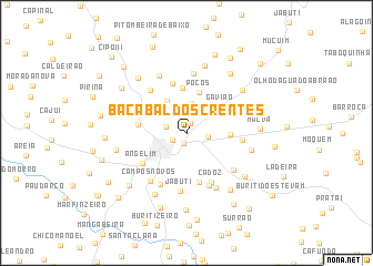 map of Bacabal dos Crentes