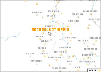 map of Bacabal do Tibério