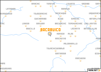 map of Bacabuico