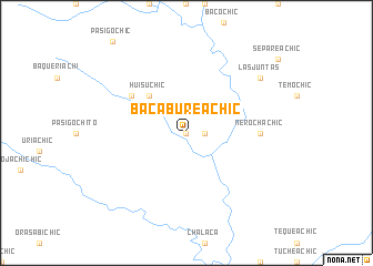 map of Bacabureachic