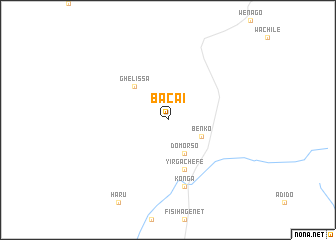 map of Bacai