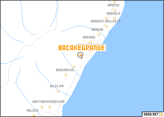 map of Bacaké Grande